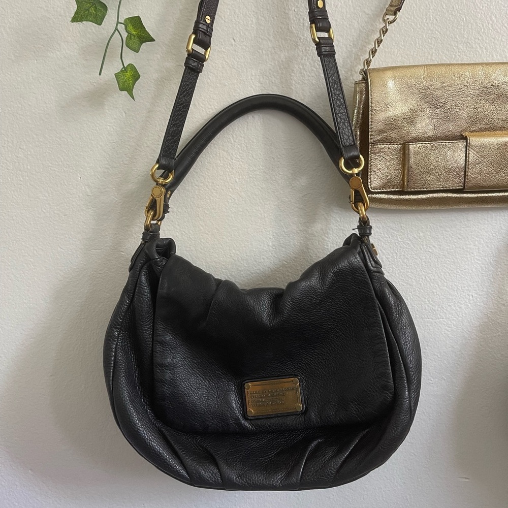 Marc Jacobs Black Leather Shoulder Bag - SOLD
